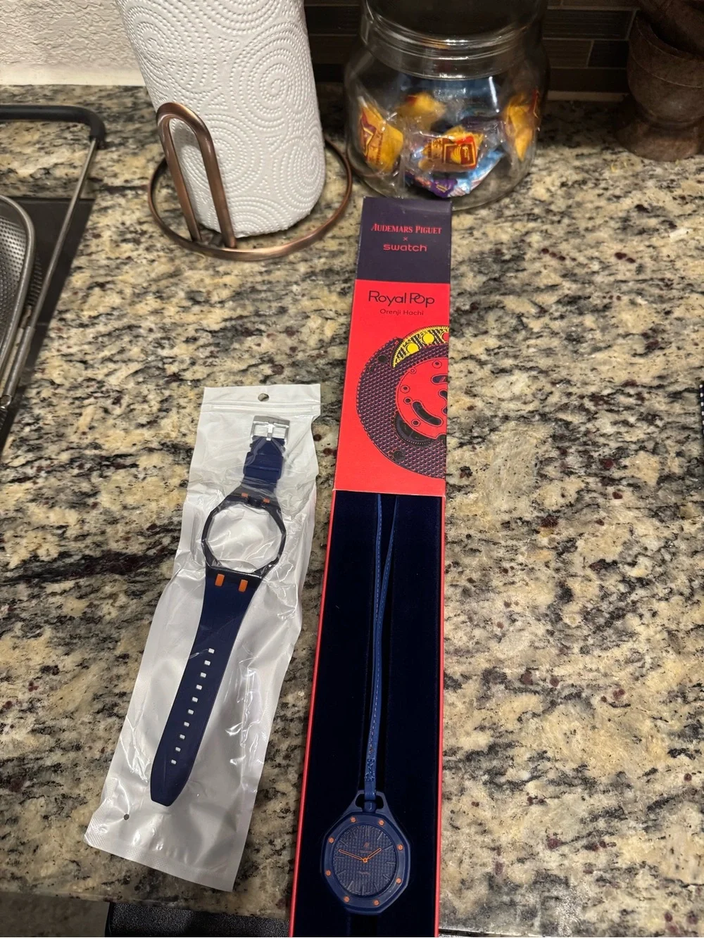 Swatch × Audemars Piguet AP Bioceramic Royal Pop Orenji Hachi